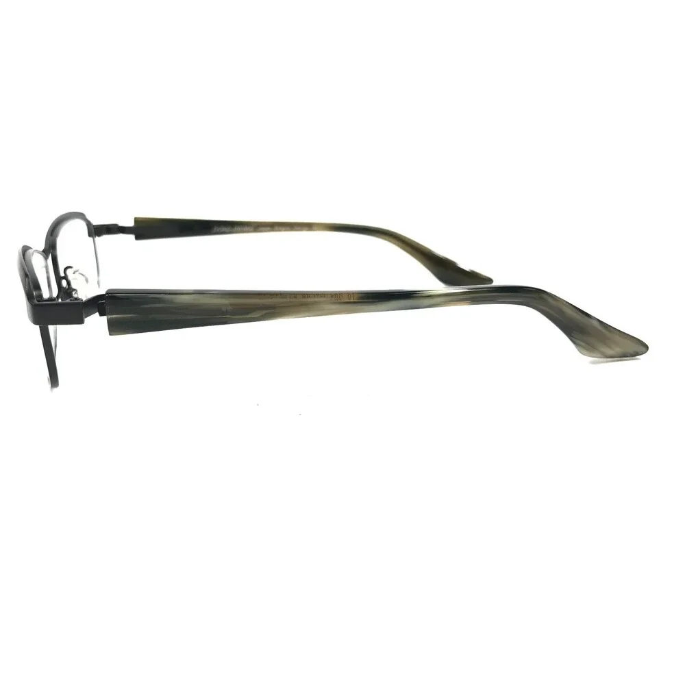 Iyoko-Inyake Eyeglasses Frames IY281 COL.32 Black Rectangular Half Rim 54-16-138